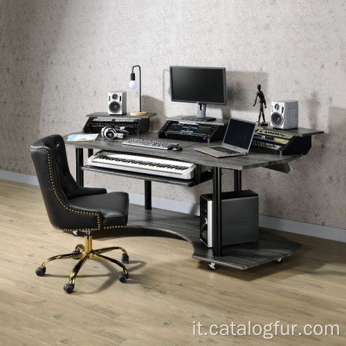 2021 Nuova scrivania da studio di design scrivania da studio audio in legno scrivania da studio di registrazione
